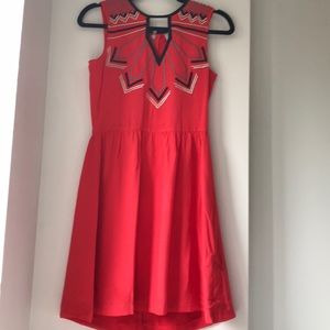 Anthropologie Chloe Oliver Silk Dress